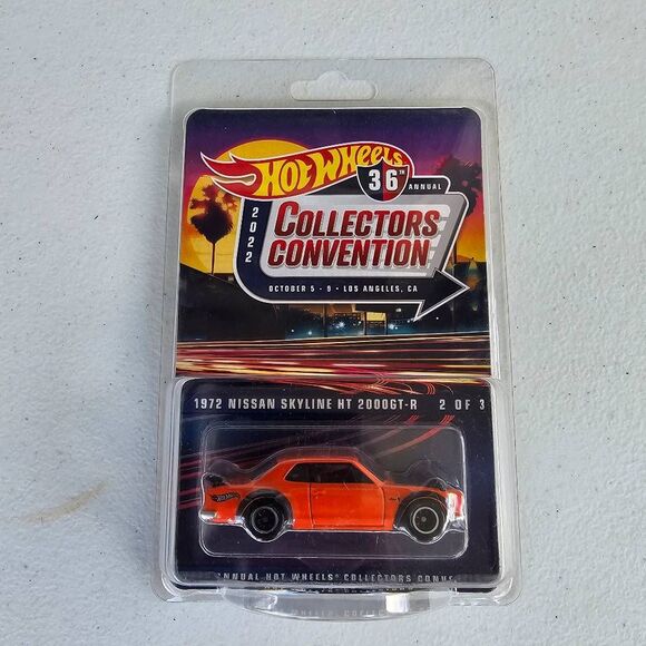 Hot Wheels 2022 Collectors Convention 1972 Nissan Skyline HT 2000GT-R 01055/6200 - Picture 2 of 10
